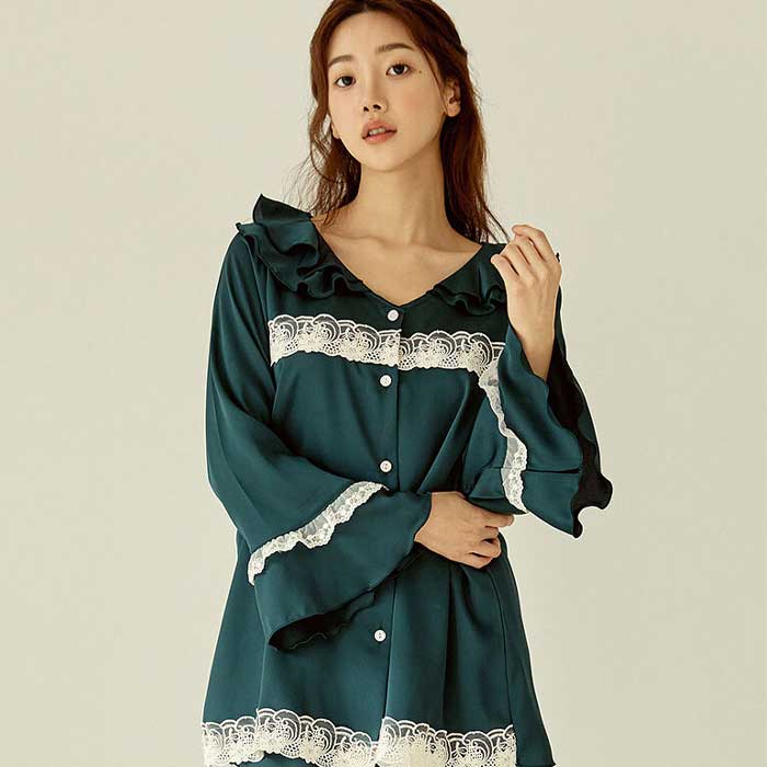 201930 여자잠옷 상하세트 폴리 잠옷 긴팔잠옷 홈웨어 파자마